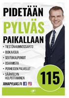 Tekstin pitäisi kai kuulua (ilman lestadiolaistarkistusta): PIDETÄÄN PYLVÄS PYSTYSSÄ!